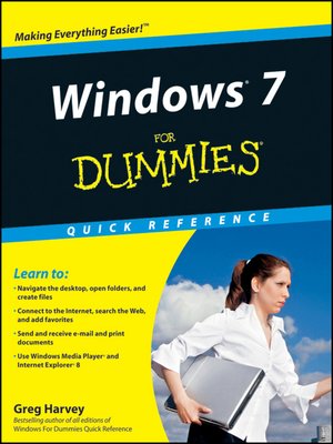 Windows 7 For Dummies Quick Reference - ebook